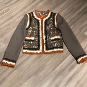 Tory Burch tweed Corridor Blazor